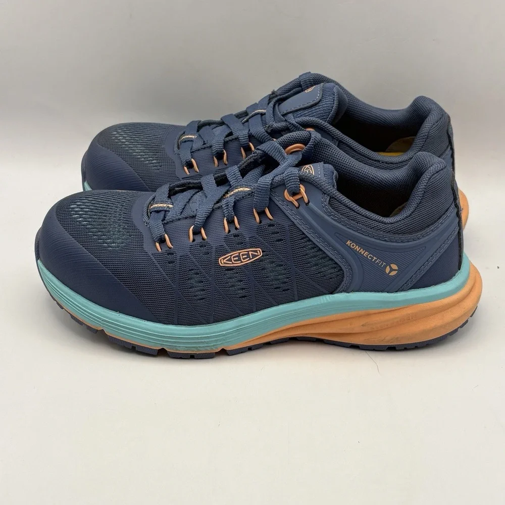 KEEN Utility Vista Energy‎ Sneakers Moonlight Blue/Cantaloupe Women's US 6 Wide